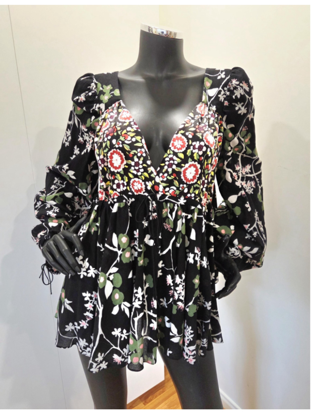 Vintage Kenzo floral blouse Cotton + Silk Size 42 (US 10-12)